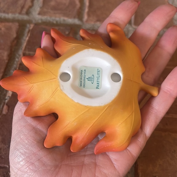 PartyLite Whispering Leaves Tealight Trio - Picture 7 of 7